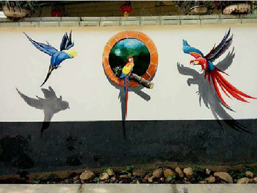 龙里视觉错位-3D墙绘设计