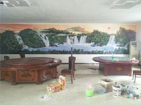 龙里墙绘-写实风景