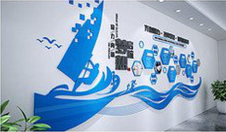 龙里海浪主题文化墙如何设计？
