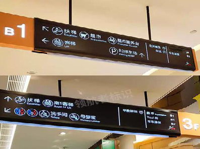 龙里如何通过商场标识牌引导客流分布？