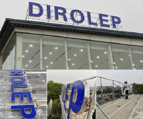 龙里楼顶发光字安装的注意事项。